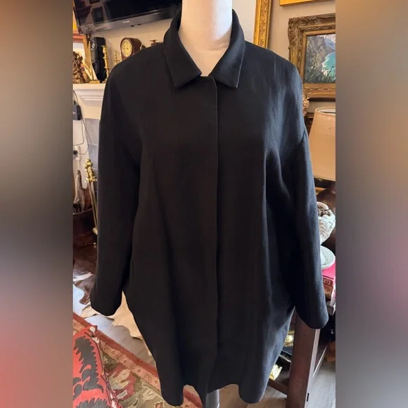 COS Linen Oversized Jacket. Size 8. - Picture 2 of 3